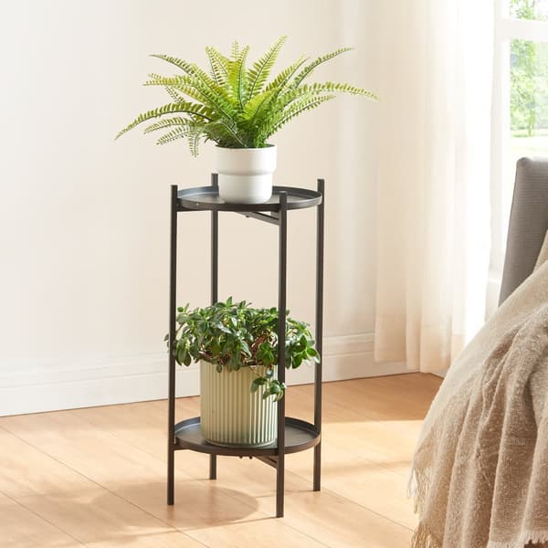 Piedestal Tuusula 54x25 cm metall [en.casa]