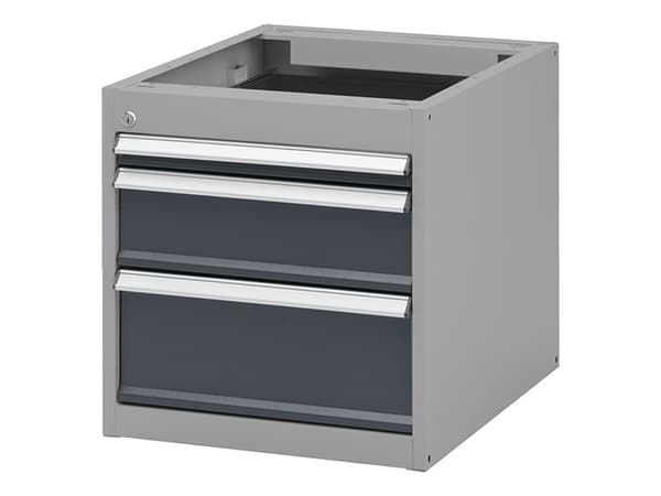 Skuffesektion BS1 3 skuffer