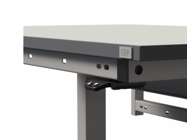 Arbejdsbord ErgoMini 1200x620 mm HPL bordplade