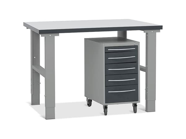 Filebænk komb. 3, 2000x800 mm