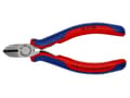 Pikkukuva 4 / 5: Knipex 76 12 125, Sivuleikkurit, Kromivanadiini-teräs, Muovi, Sininen, Punainen, 125 mm, 112 g