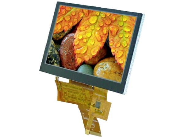 Display Elektronik Grafik-display Hvid 800 x 480 Pixel (B x H x T) 120.70 x 75.80 x 4.475 mm