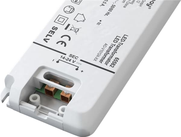Goobay 65582, Hvit, Grønn, IP20, 0,5 A, 14 - 24 V, 220 - 240 V, 50 mm