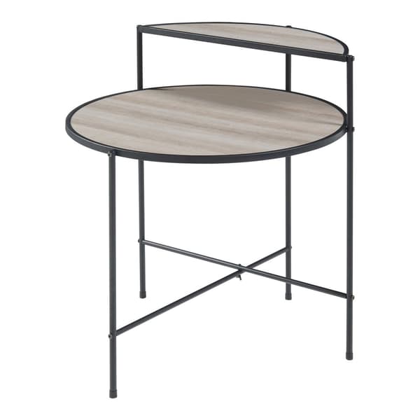 Sidobord Fyresdal 68x62 cm metall [en.casa]