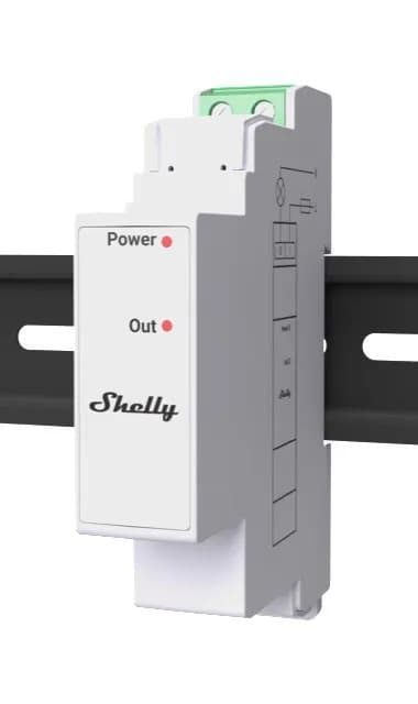 Shelly Pro 3EM Switch Add-On - 2A potentialfrit relæ