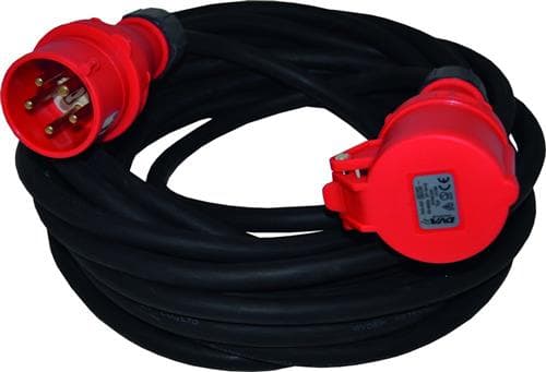 CEE kabelsats 10m 16A 380V 5G1.5 phasev