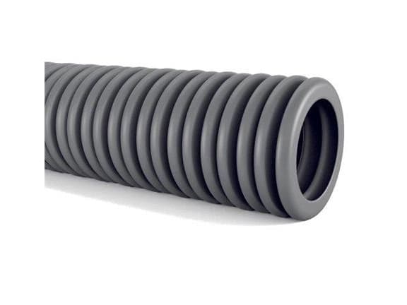 Plastrør fleksibel, PVC 20 mm korrugeret. De tåler en trykbelastning på 750N. - (100 meter)