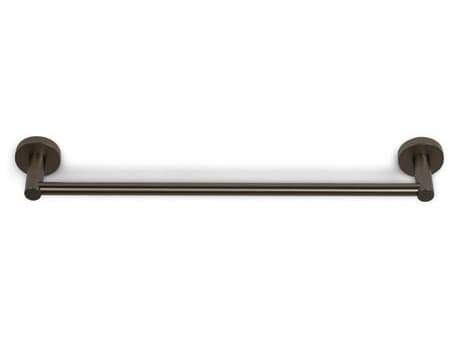 BLUE LABEL Enkelt håndklædestang i længde 45 cm - gun metal