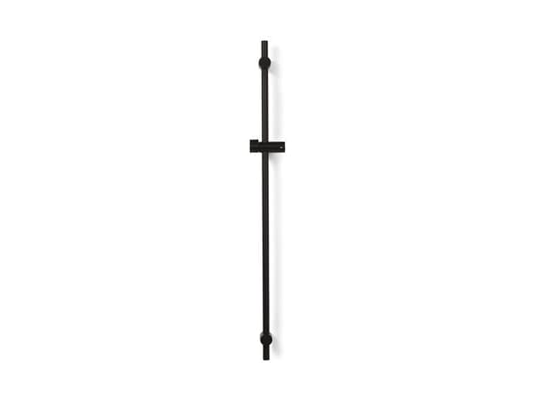 BLUE LABEL Brusestang i længde 90 cm inklusiv glider - leveres eksklusiv håndbruser - mat sort