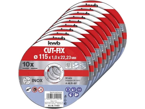 kwb 711921 Kapskivset 115 mm 22.23 mm 10 st