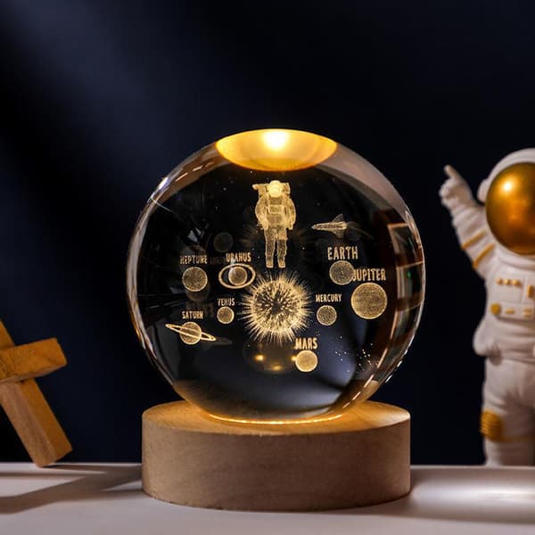 Månlampa Ball Astronaut 6cm