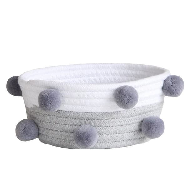 Förvaringskorg Grey White (Grey Ball) Small