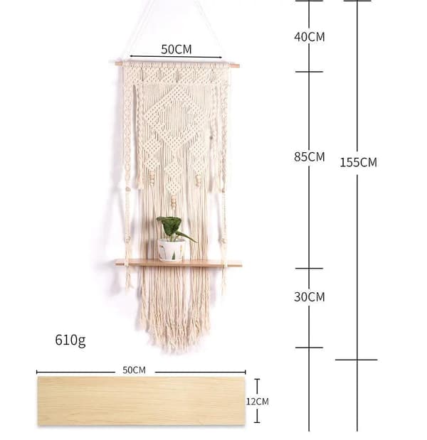Macrame Hylla