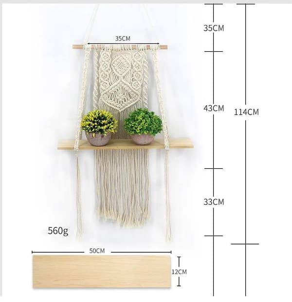 Macrame Hylla