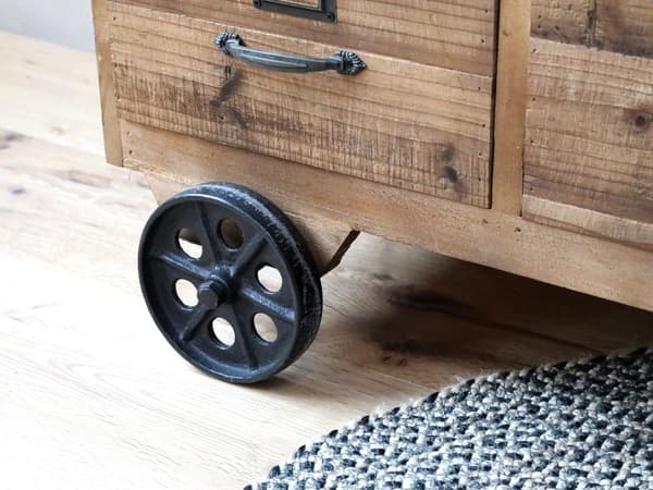 Köpmansdisk på hjul