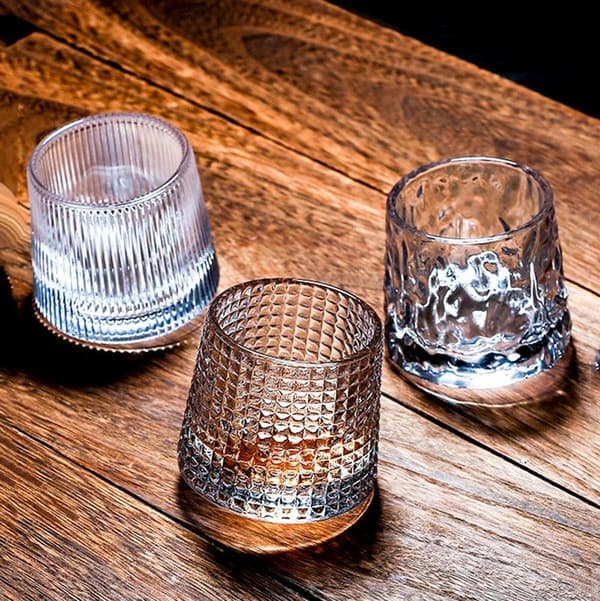 Roterande glass