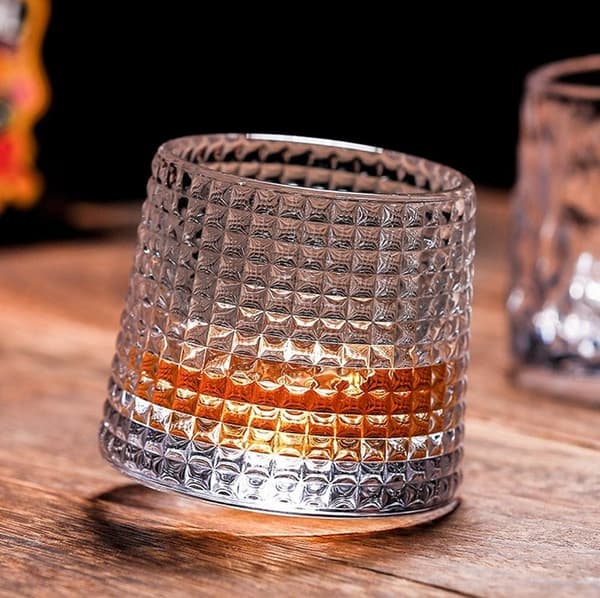 Roterande glass