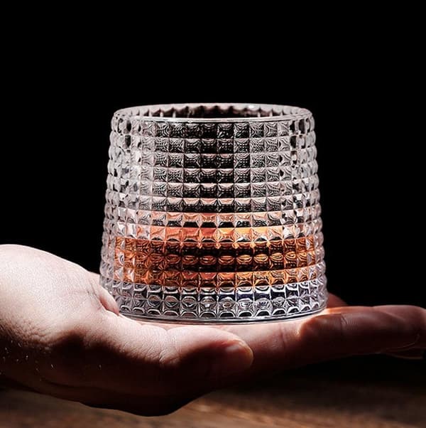 Roterande glass