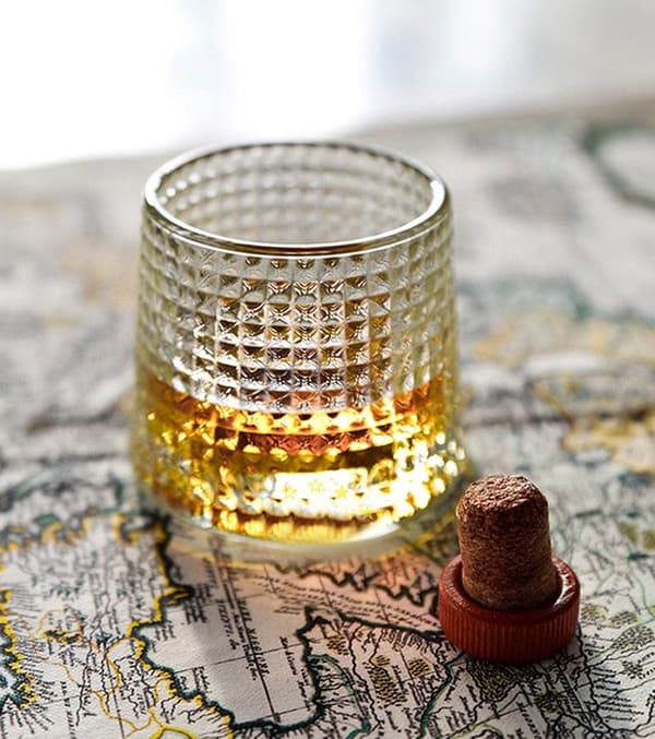 Roterande glass