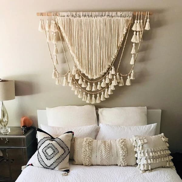 Macrame väggdekoration