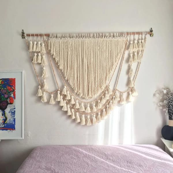 Macrame väggdekoration