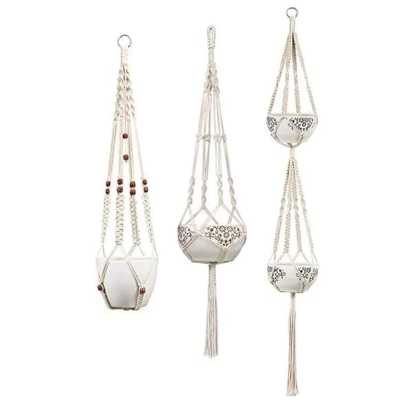 Macrame Ampel set om 5