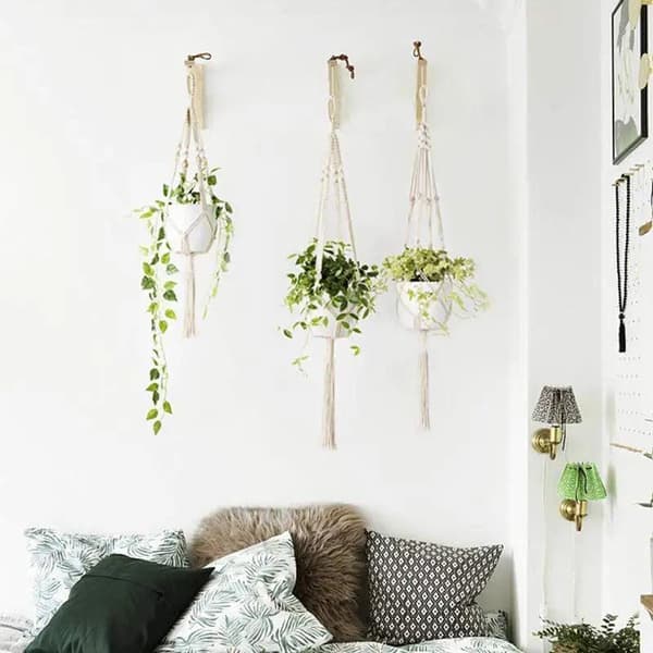 Macrame Ampel set om 5