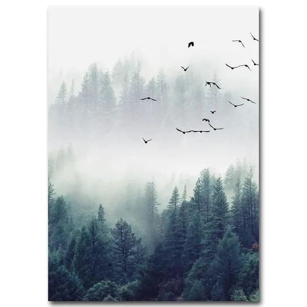 Canvas Poster Skog