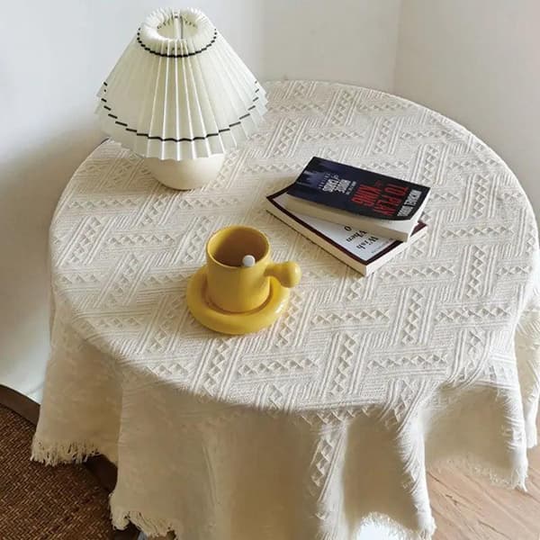 Bordsduk Beige 180*180cm