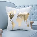 Miniatyrbild 9 av 11: Kuddfodral Vit Guld