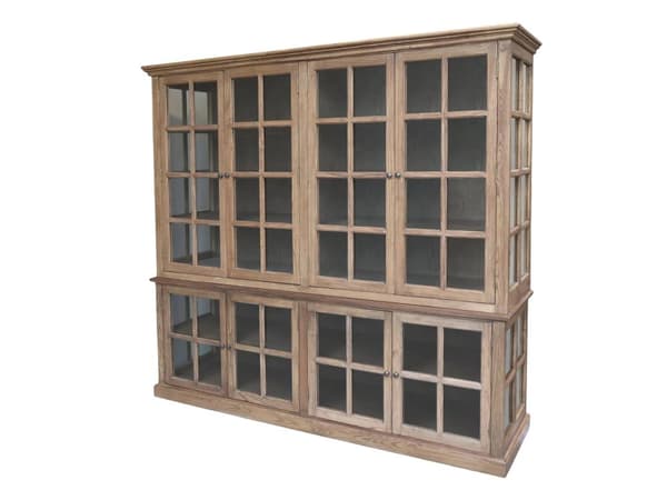 Vitrinsskåp Antik XL H195/L220/B55 cm