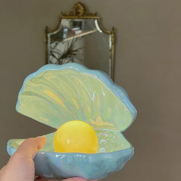 Bordslampa Snäcka