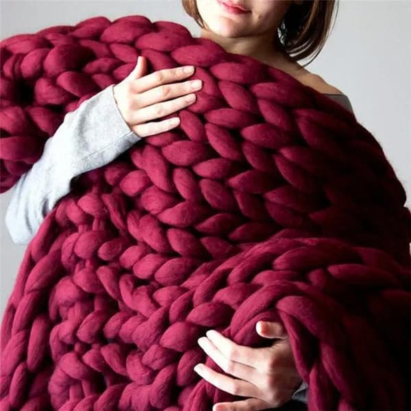 Filt Wine Red 80x100cm
