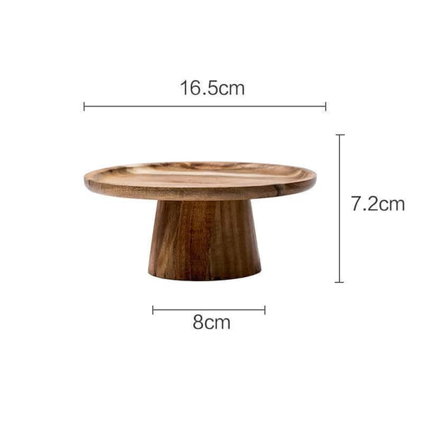 Träbricka på fot Acacia Pallet Small