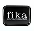 Miniatyrbild 2 av 2: Bricka Fika Vit