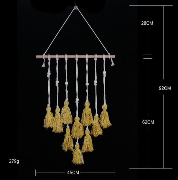 Macrame Väggdekoration