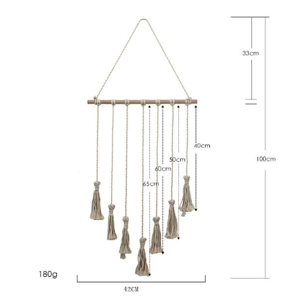 Macrame Väggdekoration