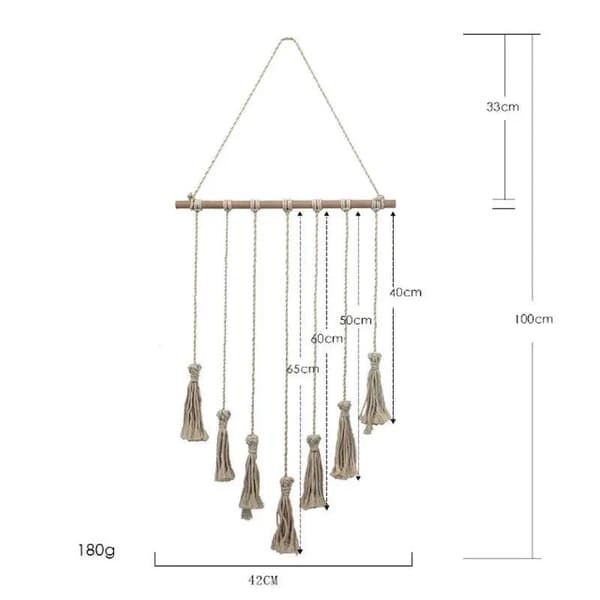 Macrame Väggdekoration A