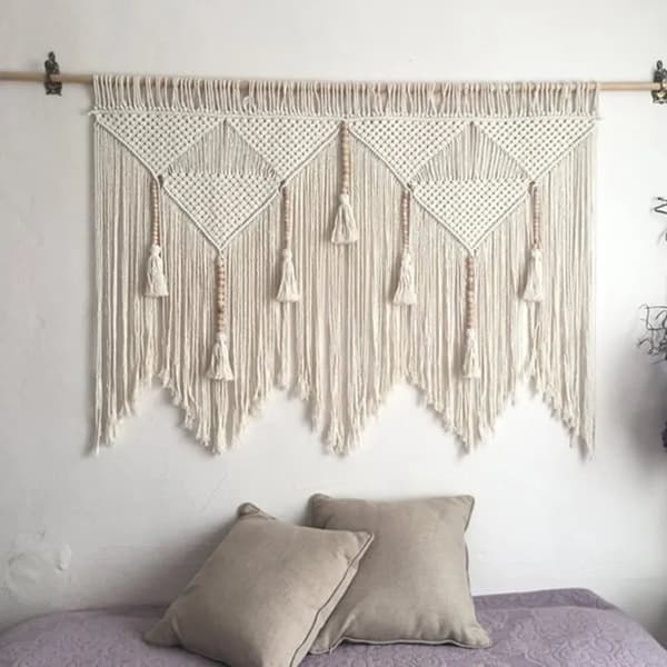 Macrame Väggdekoration