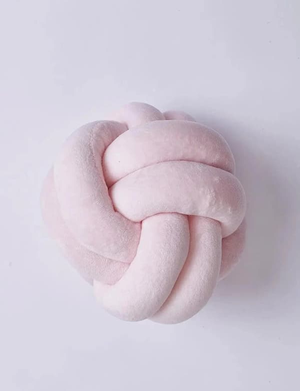 Kudde Knut Pastellfärger Grå
