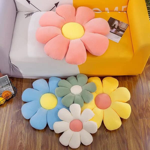 Kudde Blomma blandade färger