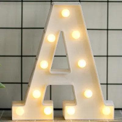 LED Bokstavslampa / Nattlampa
