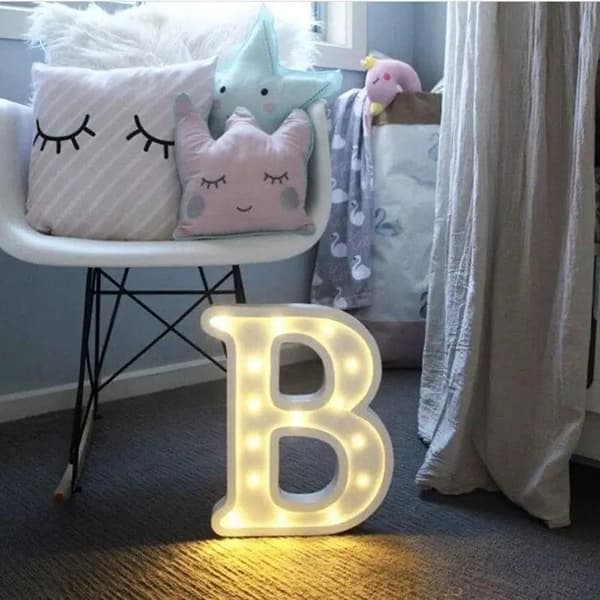 LED Bokstavslampa / Nattlampa