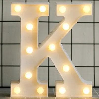 LED Bokstavslampa / Nattlampa