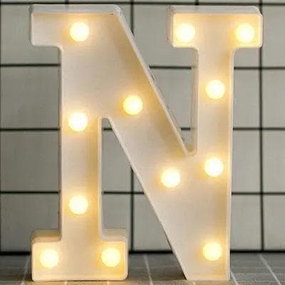 LED Bokstavslampa / Nattlampa