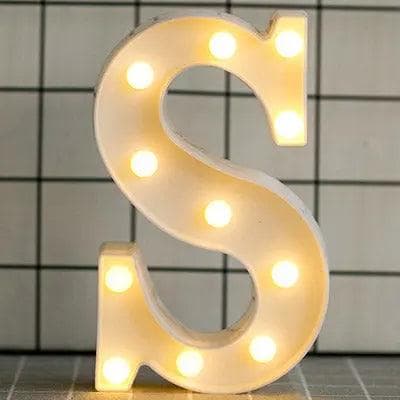 LED Bokstavslampa / Nattlampa