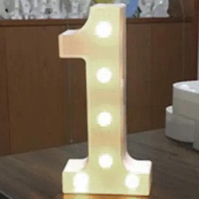 LED Bokstavslampa / Nattlampa