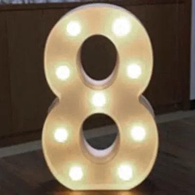 LED Bokstavslampa / Nattlampa