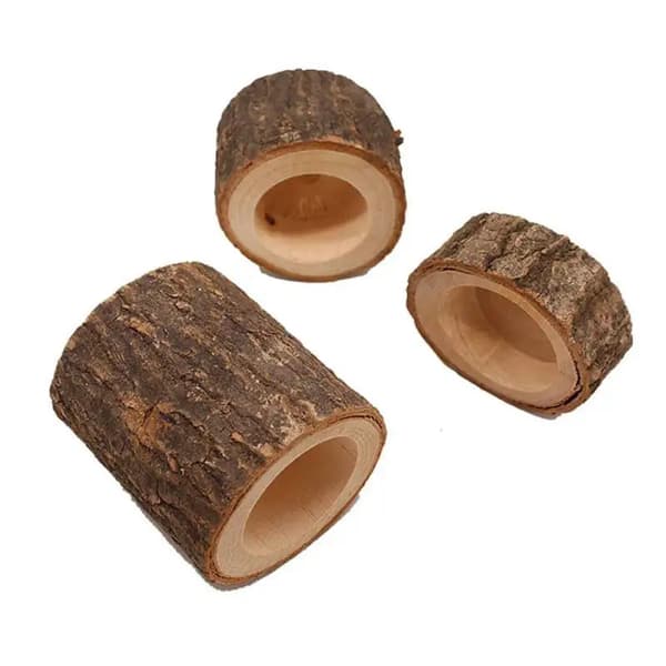 Värmeljushållare Trä
