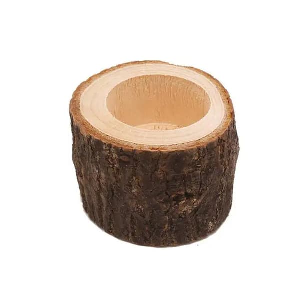 Värmeljushållare Trä